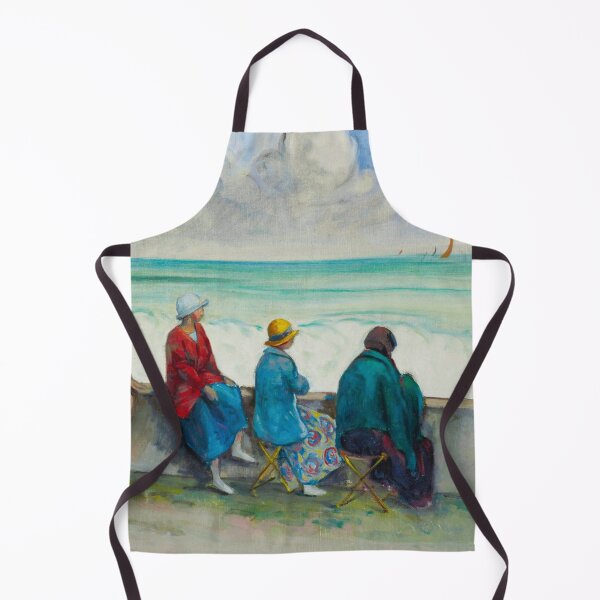 Item preview, Sailboats along the seawall seascape painting by Henri Lebasque designed and sold by Jéanpaul  Ferro.