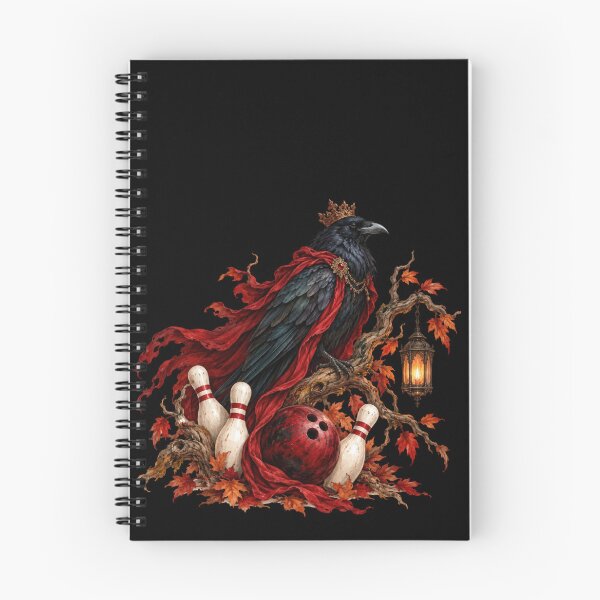 Item preview, Gothic Raven Bowling – Halloween Bowling Design designed and sold by VikArt7.