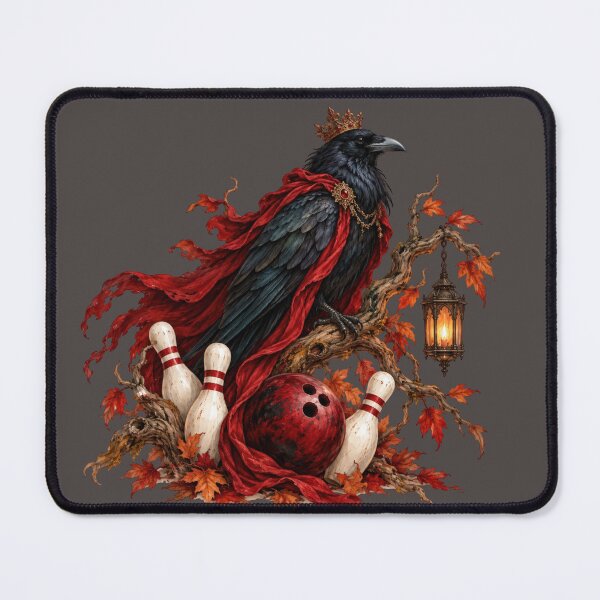 Item preview, Gothic Raven Bowling – Halloween Bowling Design designed and sold by VikArt7.