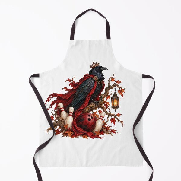 Item preview, Gothic Raven Bowling – Halloween Bowling Design designed and sold by VikArt7.