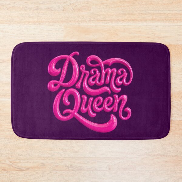 Item preview, Drama Queen 3D Pink Lettering designed and sold by Festive Bug.