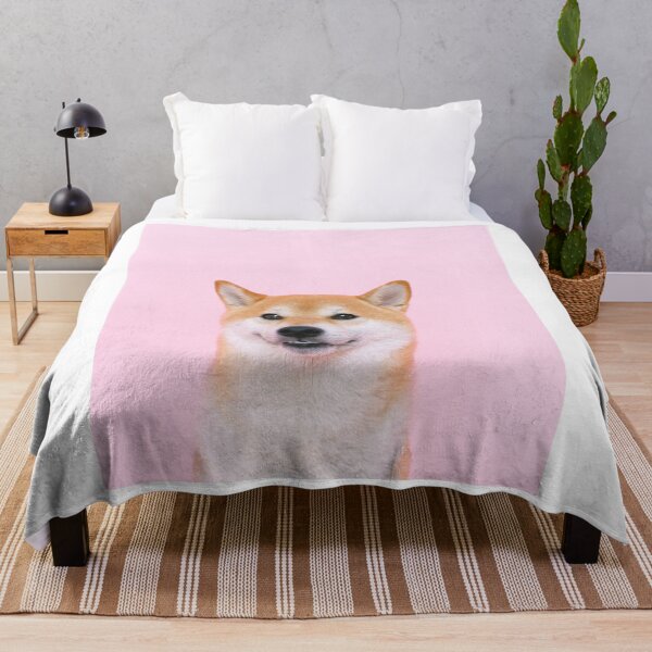 Item preview, Funny Shiba Inu Dog Grinning Face designed and sold by VanGaldo.