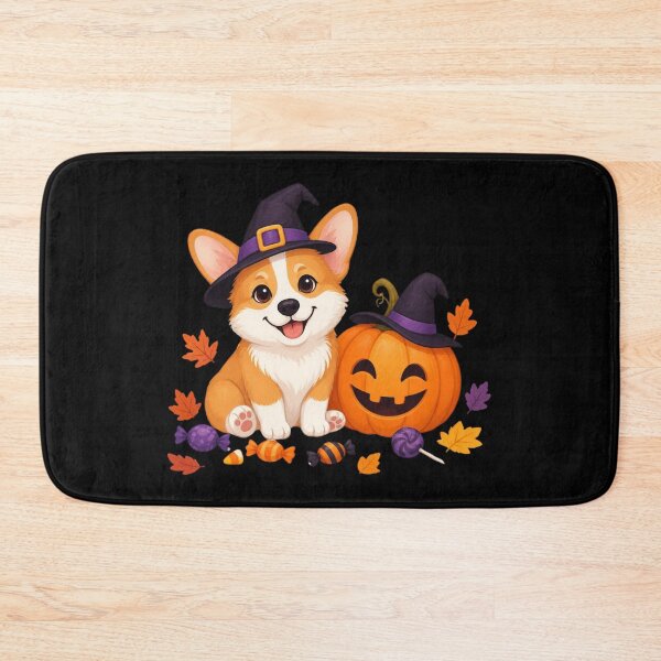 Item preview, Cute Halloween Corgi with Pumpkin Witch Hat- Spooky Season designed and sold by All About DigiCraft by Fedelina.