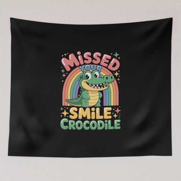 Item preview, MISSED YOUR SMILE CROCODILE designed and sold by jkrphoto.
