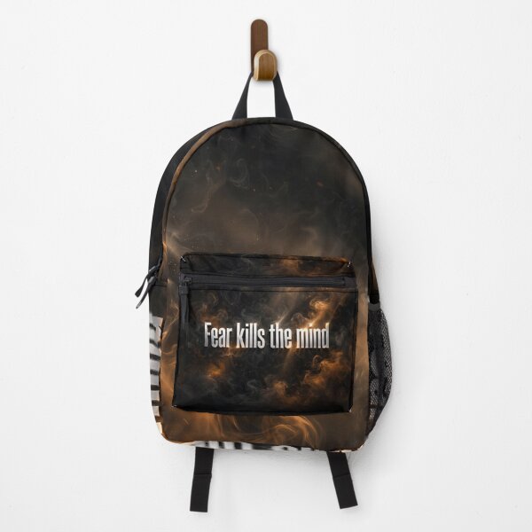Item preview, Fear Kills The Mind Quote Typography Smoke Illustration designed and sold by Marcu Ioachim.