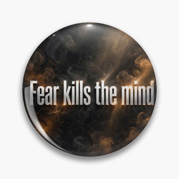 Item preview, Fear Kills The Mind Quote Typography Smoke Illustration designed and sold by Marcu Ioachim.
