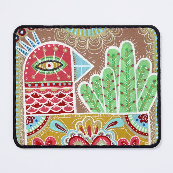 Item preview, Evil Eye Bird with Hamsa and Milagro Heart designed and sold by Fani*.