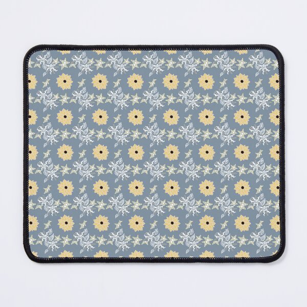 Item preview, Retro Sunflower Grid Repeat Pattern designed and sold by BaraisVisuals.