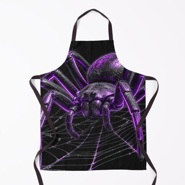Item preview, Mystic Purple Spider - Gothic Neon Arachnid designed and sold by TitiaDesign.