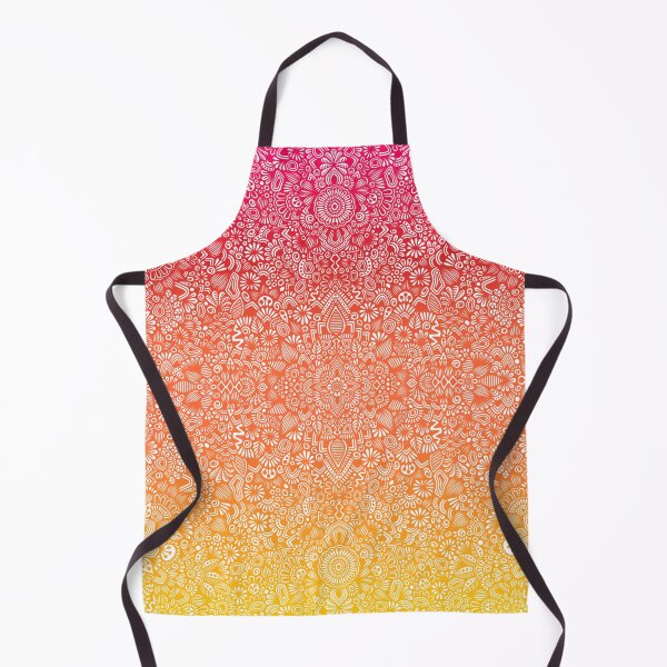 Item preview, Pink Orange Yellow Sunset Gradient Mandala Pattern designed and sold by FioreDiCiliegio.