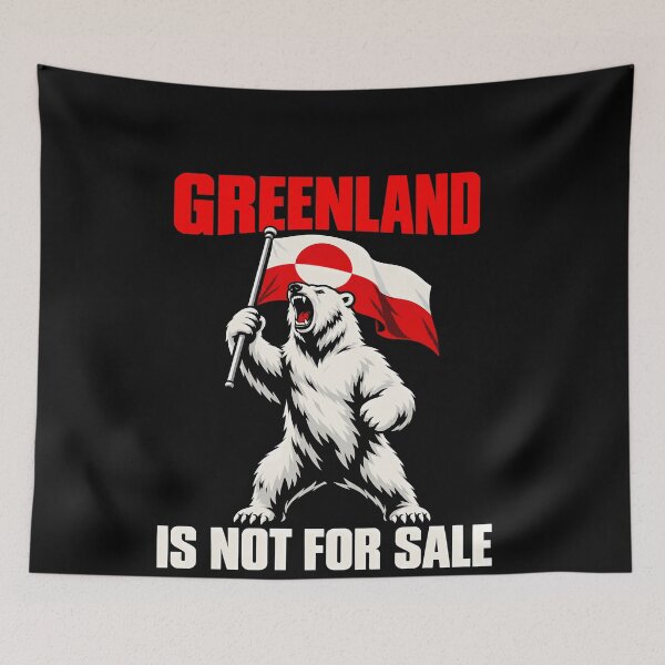 Item preview, Greenland Is Not For Sale Greenlandic Patriotism Polar Bear Arctic Pride designed and sold by sportfantees.