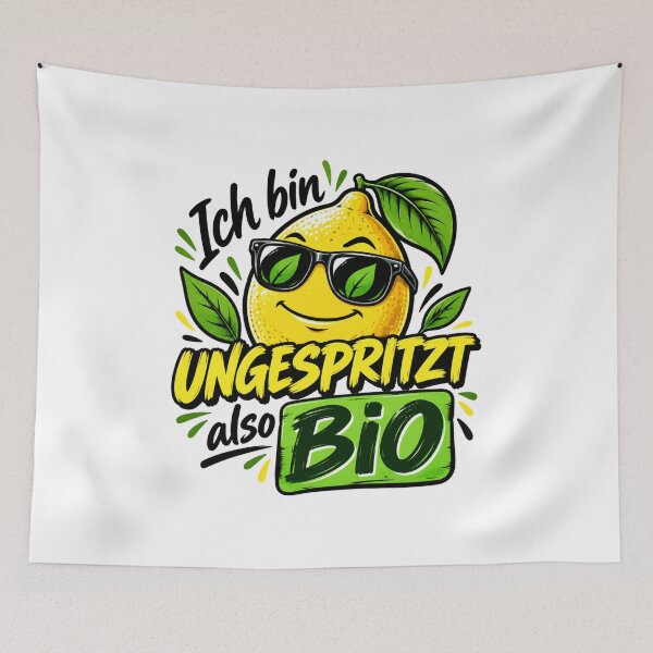 Item preview, I am unsprayed, so I am an organic lemon. designed and sold by Radixbarny.