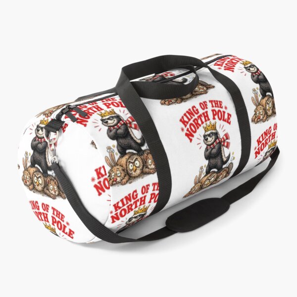 Item preview, Funny Honey Badger King of North Pole Christmas designed and sold by paintingnou.