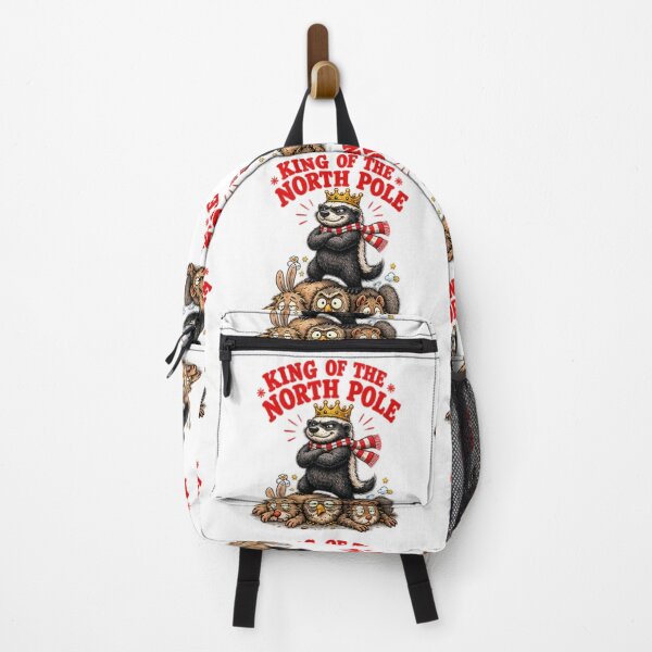 Item preview, Funny Honey Badger King of North Pole Christmas designed and sold by paintingnou.