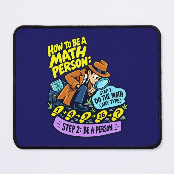 Item preview, How to Be a Math Person – Math Teacher Detective. designed and sold by Endless7Art.