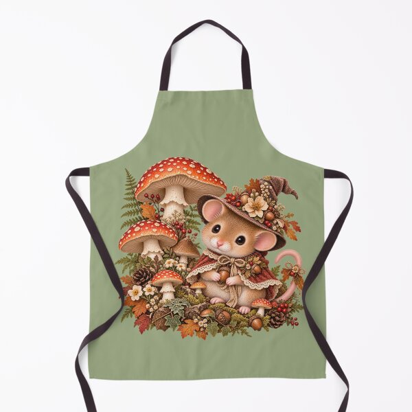 Item preview, Premium Cottagecore Mushroom Woodland Mouse Art – Vintage Print designed and sold by MagicMakerPh.
