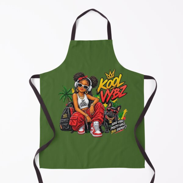Item preview, Kool Vybz Pretty Girls Big Energy Cute Black Girl Magic Art   designed and sold by digitalbob60.