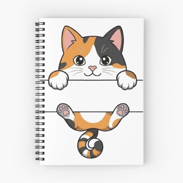 Item preview, Cute Peeking Calico Cat Split Monogram designed and sold by PetalsPaws.