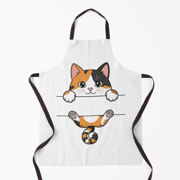Item preview, Cute Peeking Calico Cat Split Monogram designed and sold by PetalsPaws.