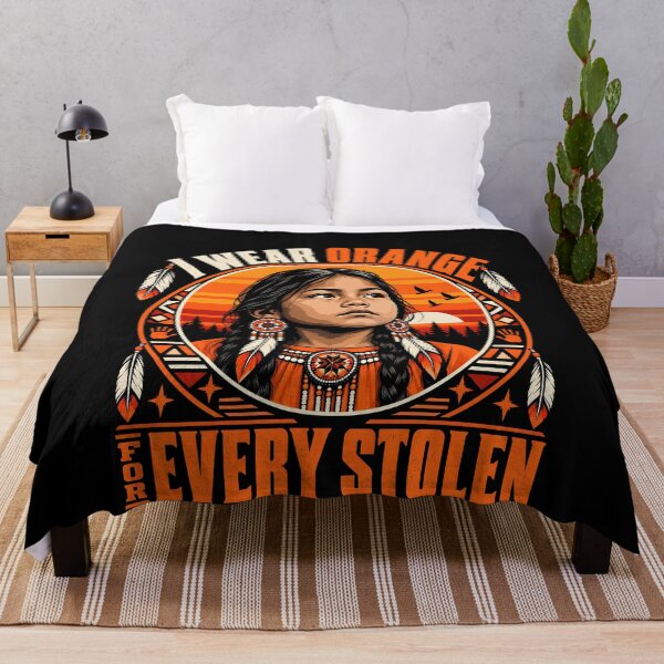 Item preview, I Wear Orange Every Stolen Native Child Indigenous Rights Awareness designed and sold by sportfantees.