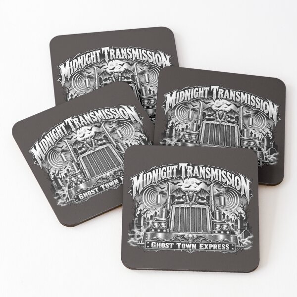 Item preview, Midnight Transmission Ghost Town Express Semi Truck - Gothic Gargoyle Art designed and sold by NomadForge.