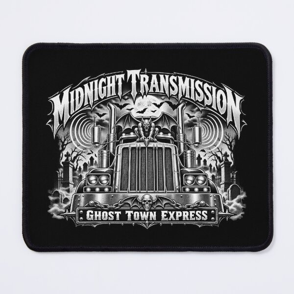 Item preview, Midnight Transmission Ghost Town Express Semi Truck - Gothic Gargoyle Art designed and sold by NomadForge.