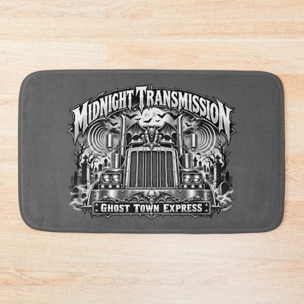 Item preview, Midnight Transmission Ghost Town Express Semi Truck - Gothic Gargoyle Art designed and sold by NomadForge.