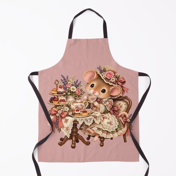 Item preview, Premium Cottagecore Tea Party Mouse Art – Vintage Storybook Print designed and sold by MagicMakerPh.