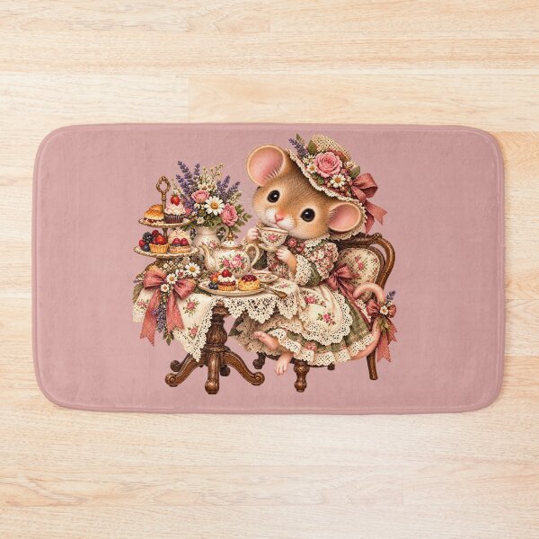 Item preview, Premium Cottagecore Tea Party Mouse Art – Vintage Storybook Print designed and sold by MagicMakerPh.