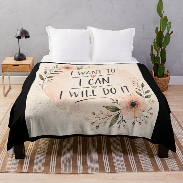 Item preview, I Want To, I Can, I Will Do It.  designed and sold by Dinasshop.