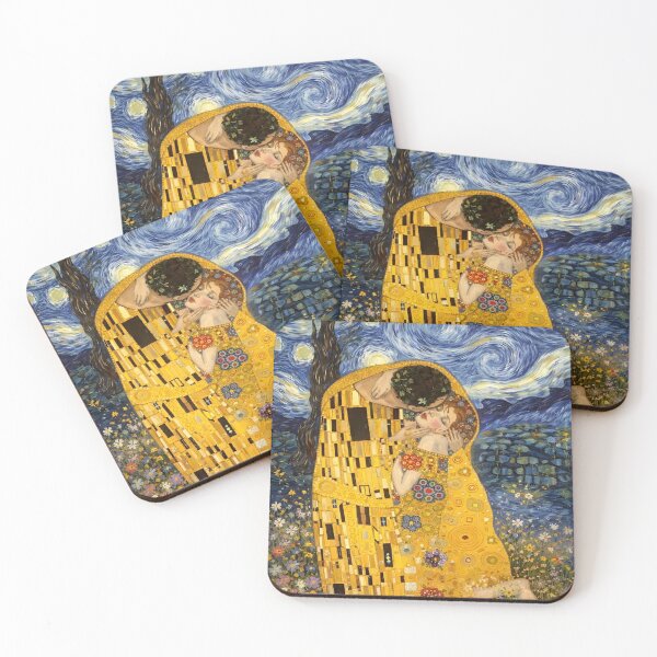Item preview, A Luminous Celebration of Love and Passion Encapsulated Within a Dreamy Landscape of Vibrant Colors, Intricate Patterns, and Iconic Imagery That Represents Eternal Bonds designed and sold by Matt_Smith.