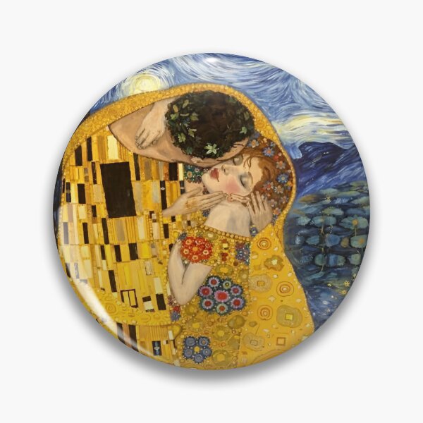 Item preview, A Luminous Celebration of Love and Passion Encapsulated Within a Dreamy Landscape of Vibrant Colors, Intricate Patterns, and Iconic Imagery That Represents Eternal Bonds designed and sold by Matt_Smith.