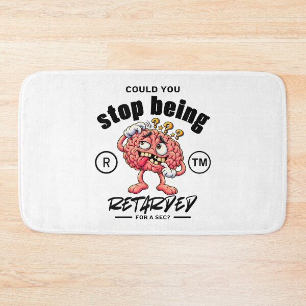 Item preview, Could You Stop Being Weird for a Sec? – Funny Brain Humor Cartoon designed and sold by Peerless-Prime.