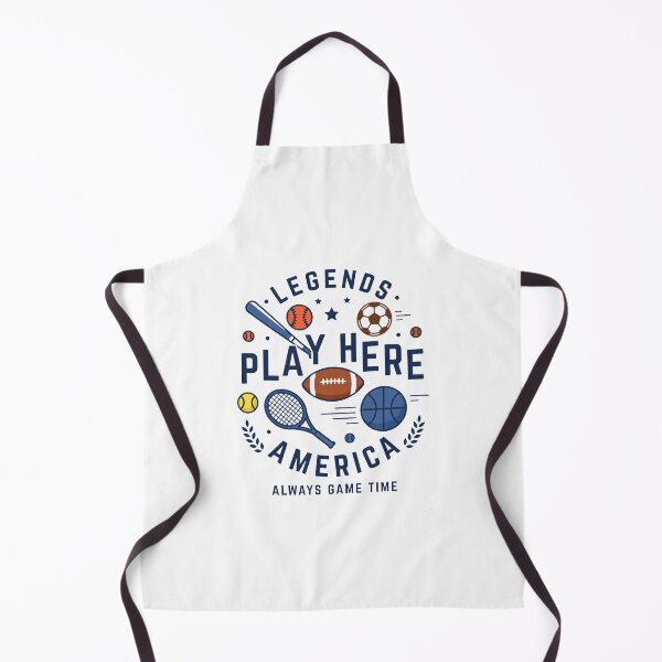 Item preview, Legends Play Here America - Always Game Time Sports Graphic    designed and sold by MyHappyArtShop.
