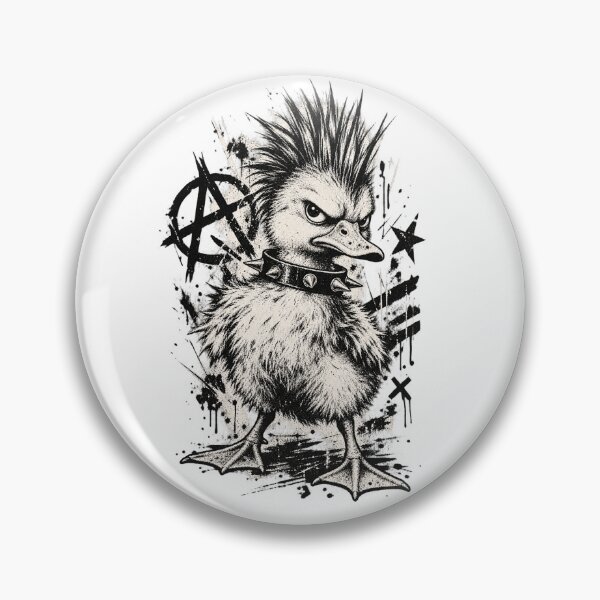 Item preview, Punk Rock Duck Mohawk Anarchy Bird designed and sold by will freed18.