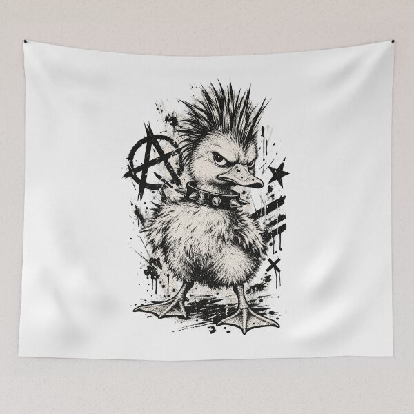 Item preview, Punk Rock Duck Mohawk Anarchy Bird designed and sold by will freed18.