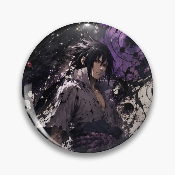 Item preview, Dark Purple Shinobi Warrior – Mysterious Anime Swordmaster designed and sold by Dyan4.