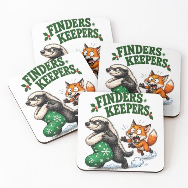 Item preview, Funny Honey Badger Finders Keepers Christmas designed and sold by paintingnou.