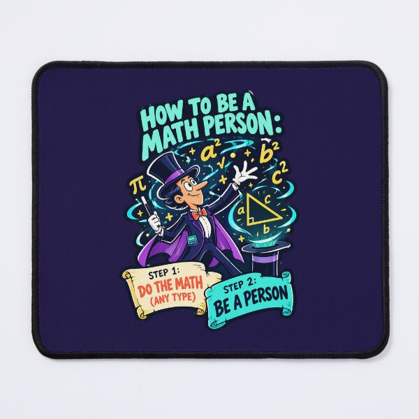 Item preview, How to Be a Math Person – Funny Math Magician. designed and sold by Endless7Art.
