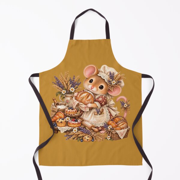 Item preview, Premium Cottagecore Little Baker Dormouse Art – Vintage Storybook Print designed and sold by MagicMakerPh.