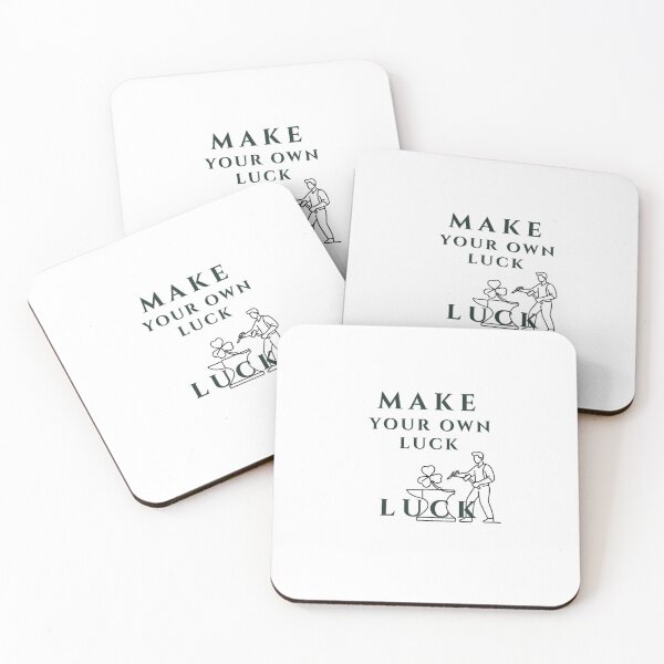 Item preview, Make Your Own Luck Minimalist Blacksmith Graphic designed and sold by regmiygears.
