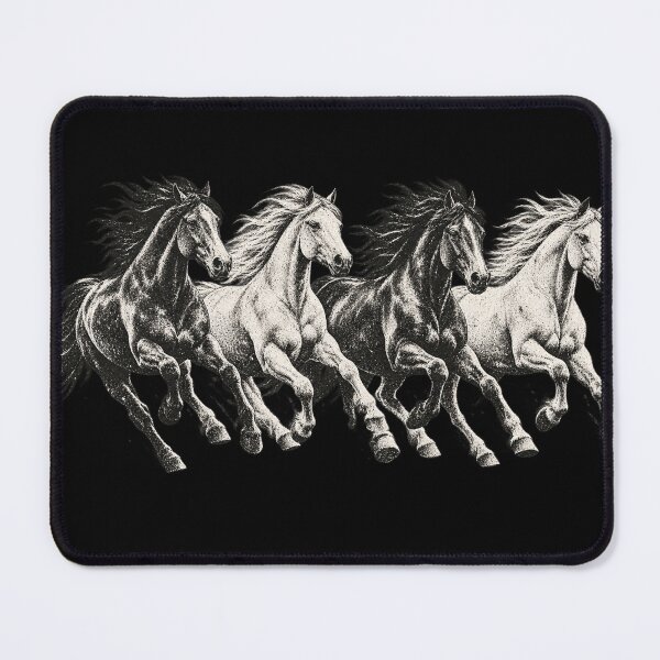 Item preview, Wild Horses Running Vintage Equestrian Western designed and sold by will freed18.