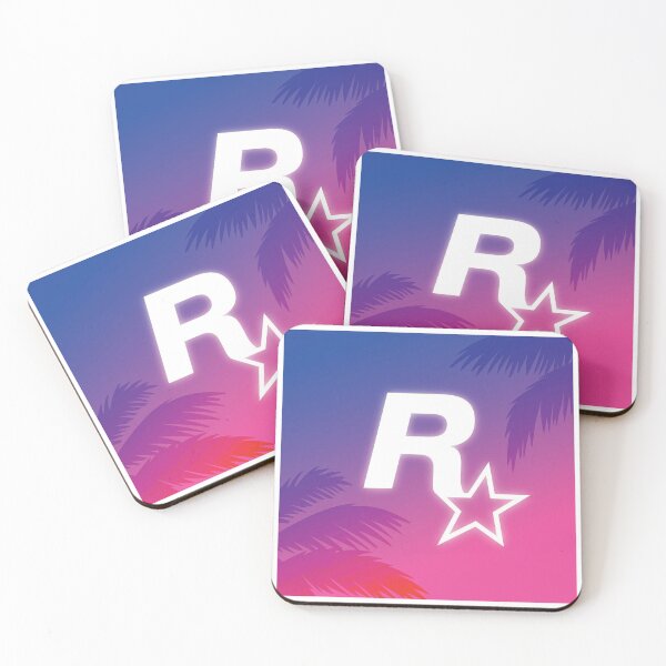 Item preview, Rockstar Games Vice City Retro Sunset Logo designed and sold by BubblePopRed.