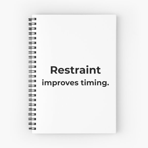 Item preview, Restraint improves timing. designed and sold by MPSTUDIOPL.