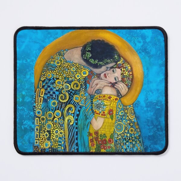 Item preview, A Luminous Celebration of Love and Passion Encapsulated Within a Dreamy Landscape of Vibrant Colors, Intricate Patterns, and Iconic Imagery That Represents Eternal Bonds designed and sold by Matt_Smith.