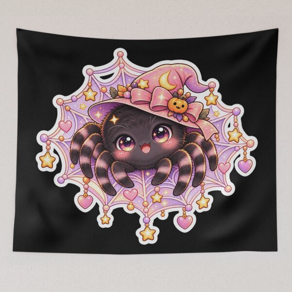Item preview, Kawaii Spider Witch Halloween designed and sold by Christiana-Art.