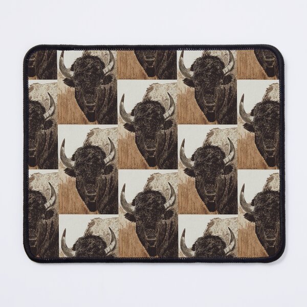 Item preview, Bison Front View Portrait designed and sold by AGameArtist.