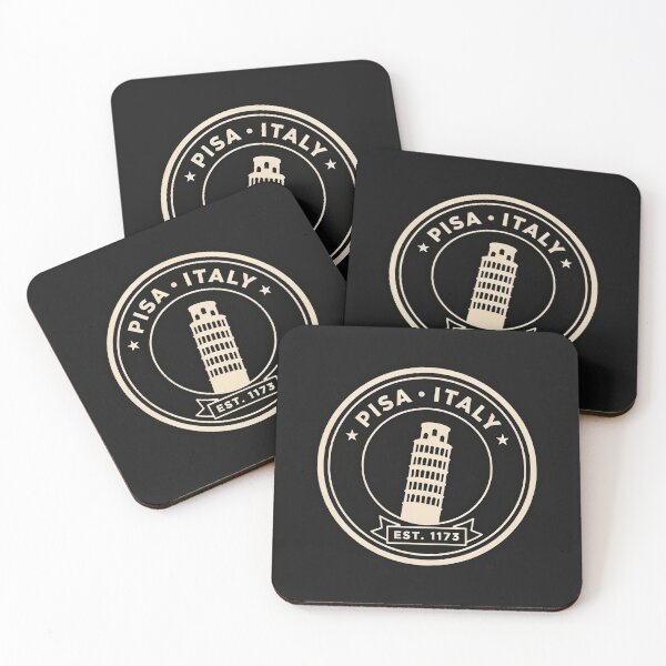 Item preview, Vintage Circular Badge Pisa Italy Leaning Tower Crest Vector designed and sold by Shutter-Dragon.