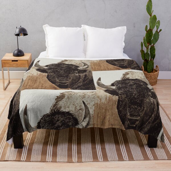 Item preview, Bison Front View Portrait designed and sold by AGameArtist.