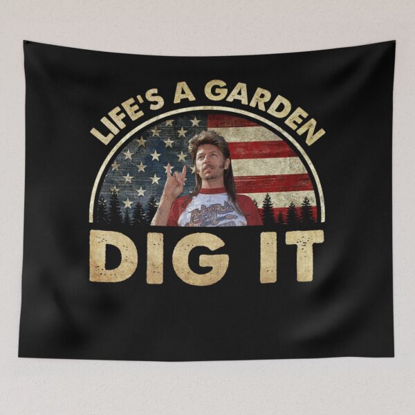 Item preview, Joe Dirt Life’s A Garden Dig It Vintage , Joe Dirt Dig It Classic Tee, Merica , Fouth Of July , Independence Day   designed and sold by philmilanezi343.